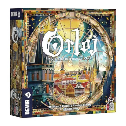 Devir - Orloj: The Prague Astronomical Clock Board Game, Heavy Strategy Game for Experts & Adults, Ages 14+, 1-4 Players, 120 Playtime, (English Version)