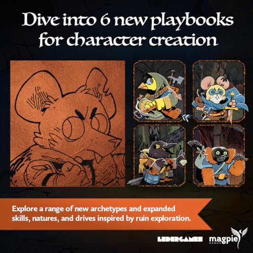 Magpie Games Root The Roleplaying Game: Ruins & Expeditions Expansion, Deluxe Edition – New Factions - color: Ruins & Expeditions Expansion, Deluxe Edition