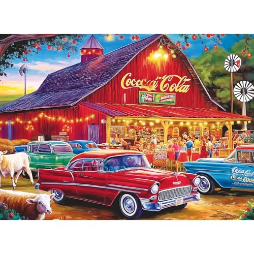 300 Piece Jigsaw Puzzle for Adults – Night Car Life - Challenging Puzzle Game, Unique Artwork, Gift for Birthday, Home Decor, Fun for Family Entertainment(20.5" x 15") - color: Night Car Life