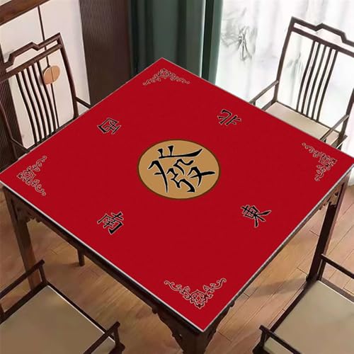 Icegrey Table Cover for Mahjong, Mahjong Table Mat 32" X 32", Style 1 | Anti-Slip Gaming Mat for Mah Jongg, Card, Board & Tile Games - color: Style 1, size: 32" X 32"