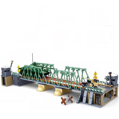 General Jim's Military Brick Building Set - World War 2 Battle of Budapest Building Blocks Model Set for History Enthusiasts for All Building Levels