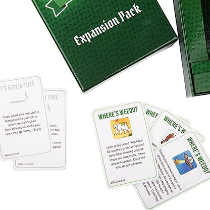 WHAT DO YOU MEME? Ganjaland EXPANSION Pack - 90 New Cards for The Epic Stoner Ganjaland Core Game - style: Expansion Pack #1