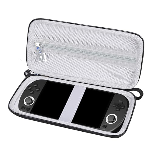 worfty Case for Trimui Smart Pro 5 inch Handheld Game Console - Hard Travel Protective Carrying Storage Bag (Case Only) (Black)