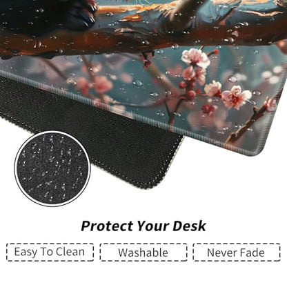 Red Panda for MTG & TCG Playmat Mouse Pad,BFDHGQZC 24" x 14" Game Mat for MTG/RPG/CCG Trading Card Game Playmats Table Mat Perfect for Card Games Video Games Computer Office - color: Red Panda