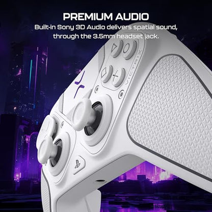 Turtle Beach Victrix Pro BFG Reloaded Wireless Gaming Controller for PS5 | PS5, PS4, PlayStation, PC, Modular, Fightpad Module, Hall-Effect Sticks, Triggers, 4 Remappable Buttons, Esports, White - color: White