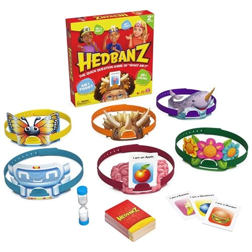 Spin Master Games Hedbanz Picture Guessing Game for Family Game Night - style: Hedbanz Classic, 2nd Edition 2023