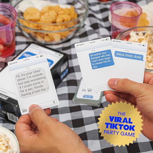 New Phone, Who Dis? Bad Advice NSFW Expansion Pack by Relatable, Designed to be Added to the New Phone, Who Dis? Core Game, A Funny Card Game for Adults, Includes 45 Inbox Cards and 135 Reply Cards - style: NSFW Expansion Pack