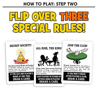 Oh Fruck! A Raucous Card Game that Combines Strategy with Special Rules that Change Every Time You Play.