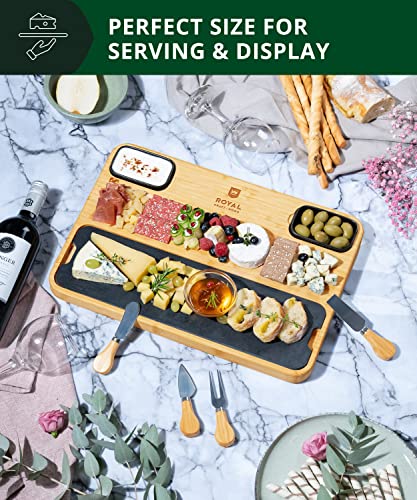 CHEESE BOARD WITH SLATE PLATE - style: 3-4 Guests
