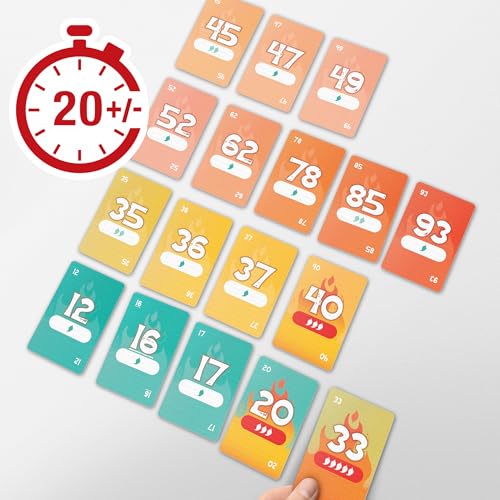 Beat The Heat Game | Family Party Card Game for Kids and Adults | Ages 8+ | 2 to 10 Players | 20 Mins. | Easy to Learn Strategy Card Games for Groups