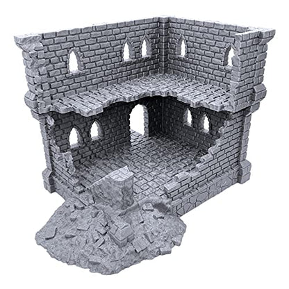 Ulvheim Ruins by Terrain4Print (Set A), 3D Printed Tabletop RPG Scenery and Wargame Terrain for 28mm Miniatures