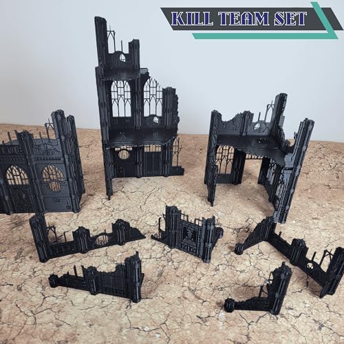 Gothic Sector Terrain Set: 28mm Scale Buildings & Scatter Terrain for 2000-Point Competitive 40k Games (Kill Team) - style: Kill Team