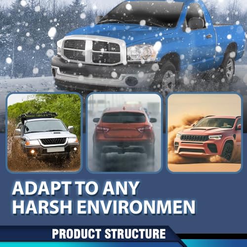 PIT66 Hood Insulation Pad with Clips Compatible with Dodge Ram 1500 Gas 2002-2008, Not for Diesel - style: 2002-2008 Dodge Ram 1500