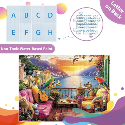500 Piece Puzzles for Adults, Parrot Jigsaw Puzzle 500 Pieces for Adults Seniors, Nature Landscape Puzzles 500 Pieces for Adult, Holiday Party Gifts, Fun Challenging Family Games 20.5×15 in - style: Nature Puzzle