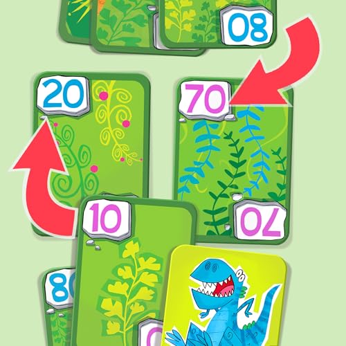 Melon Rind Jump 10, Math Game for Kids Learning Multiples of 10, Lively, Fun Card Game, Quick Activity for Boosting Math Confidence, Screenless Fun, Ages 6+ - style: Multiples of 10