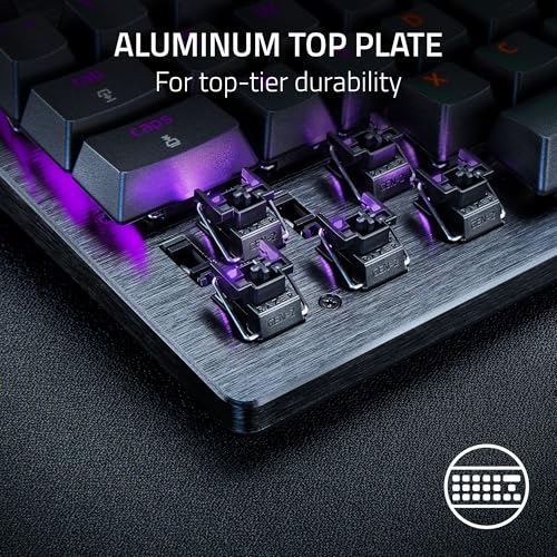 Razer Huntsman V3 Pro 8KHz Esports Gaming Keyboard, Analog Optical, Black | Gen-2 Analog Optical Switches, Rapid Trigger, Adjustable Actuation, Media Controls, PBT Keycaps - color: Black, size: Full Size, style: 8000 Hz Polling