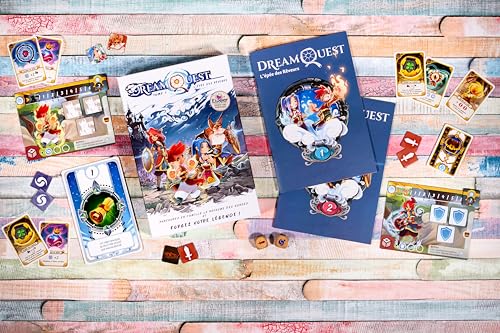 Dream Quest Board Game - Fantasy Adventure Game, Cooperative Strategy Game, Fun Family Game for Kids & Adults, Ages 10+, 2 Players, 30-60 Minute Playtime, Made by Space Cow