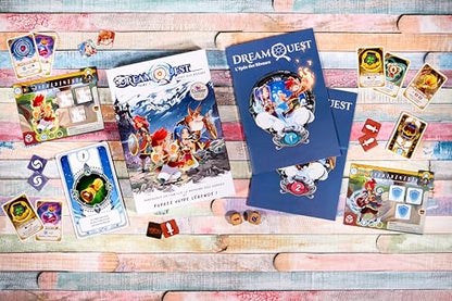 Dream Quest Board Game - Fantasy Adventure Game, Cooperative Strategy Game, Fun Family Game for Kids & Adults, Ages 10+, 2 Players, 30-60 Minute Playtime, Made by Space Cow
