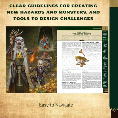 Pathfinder GM Core (P2) - Second Edition Remaster Game Master Rulebook 336 Pages with Monster Creation & Magic Items