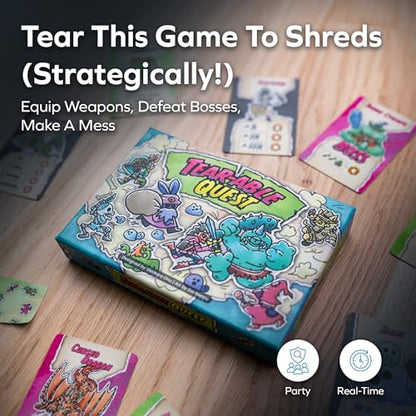 Allplay Tearable Quest Board Game for Adults, Kids, 10 Min, 1-50 Players | Connect Constellations & Build Asteroid Belts with Modular Scoring | Ages 10+ | Solo Mode