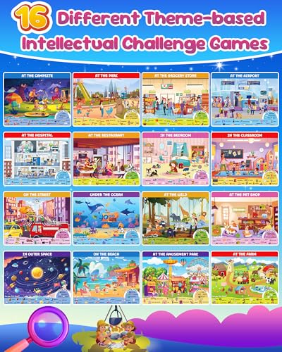 Search and Find Activity Books for Kids Ages 3-5, Car Airplane Travel Toys Games Activities for 3-5 4-8, Toddler Kid Road Trip Essentials, Preschool Learning Activities, Birthday Gifts for Boys Girls