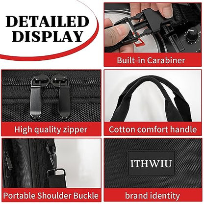 DJ Carrying Case Fits DDJ 200, ddj-wego3, AKAI MK3, Native Maschine Mikro Mk3, Hercules DJ Control Inpulse 200, Numark Party mix, Multi-FX pedals, line 6 helix floor, 16 x 10 x 2.5 Inch, Black - size: 16 x 10 x 2.5 Inch