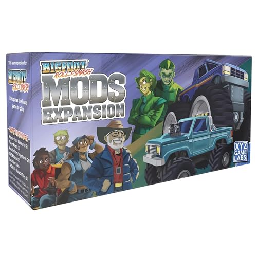 | Bigfoot: Roll & Smash - MODS Expansion | Dice & Puzzle Game | Press Your Luck Board Game | Additional 5 or 6 Players | Ages 8+ - style: Expansion
