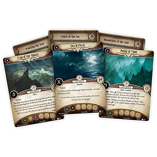Arkham Horror The Card Game Point of No Return Mythos Pack - Descend into The Dreaded Underworld! Cooperative Living Card Game, Ages 14+, 1-4 Players, 1-2 Hour Playtime, Made by Fantasy Flight Games - style: Point of No Return Mythos Pack