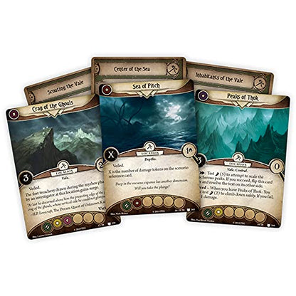 Arkham Horror The Card Game Point of No Return Mythos Pack - Descend into The Dreaded Underworld! Cooperative Living Card Game, Ages 14+, 1-4 Players, 1-2 Hour Playtime, Made by Fantasy Flight Games - style: Point of No Return Mythos Pack