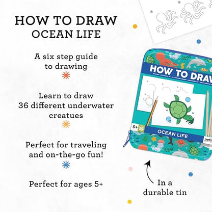Petit Collage How to Draw: Ocean Life