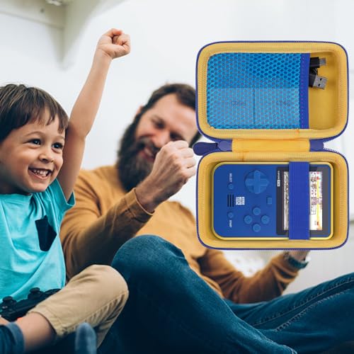 Aenllosi Hard Carrying Case Compatible with Blaze Capcom/Atari/Technos/Taito Super/Neo-Geo/Data East Pocket Arcade Gaming Handhled,Mesh Pocket for USB Cable & Evercade Cartridges(Case Only ) - size: for Capcom