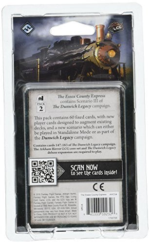 Arkham Horror The Card Game The Essex County Express MYTHOS PACK - A Haunting Journey! Cooperative Living Card Game, Ages 14+, 1-4 Players, 1-2 Hour Playtime, Made by Fantasy Flight Games - style: The Miskatonic Museum