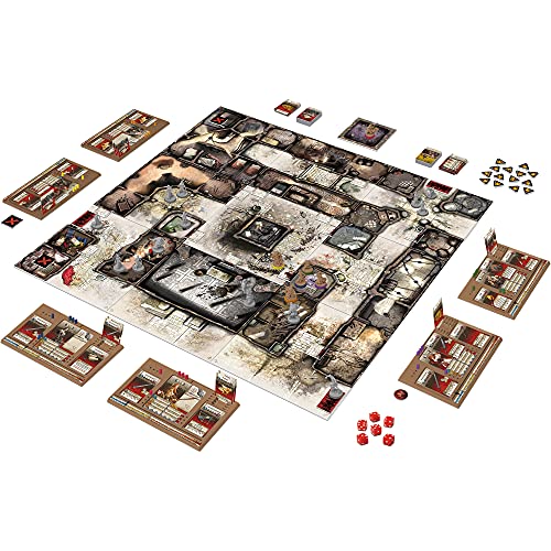 CMON Zombicide: Black Plague - Medieval Fantasy Zombie Board Game - Cooperative Strategy Game with Tabletop Miniatures, Ages 14+, 1-6 Players, 1 Hour Playtime