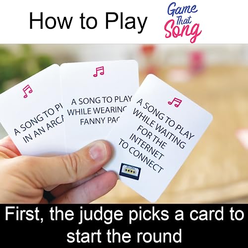 Game That Song 80's Mix Expansion - 50 New Cards - Music Card Game for Family, Adults, and Teens. Hilarious, Addictive, and Competitive Fun for Game Nights! - style: 80's Expansion