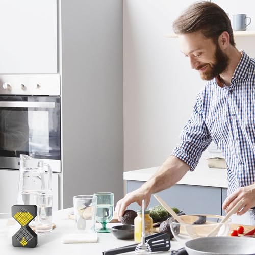 LED Digital Hourglass Timer | 1-30 Minutes, Set Any Minute, Sensory Toy for Relaxation, Study, Reading, Kitchen & Home Decor