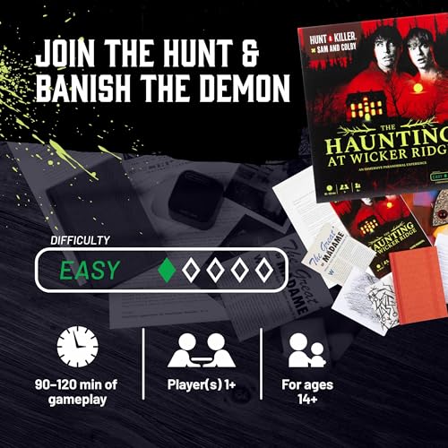 Hunt A Killer x Sam and Colby: The Haunting At Wicker Ridge, an Immersive Ghost Hunters Experience, for Fans of Paranormal Activity and Mystery Games, Board Game is 90-120 Minutes, for Ages 14+ - style: Wicker Ridge