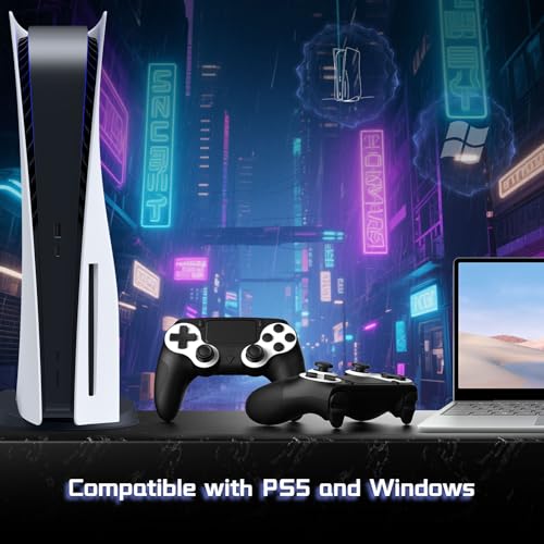 DEFNDR Wireless Controller for PS5, Compatible with PS5 Pro/Slim/PC, with Dual Vibration, 3.5mm Audio Jack, 6-Axis Motion Control Gamepad with Speaker