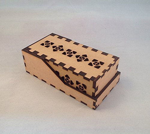 Ash Evil Dead Mini Dice Tower v1 Red Acrylic Window Laser Cut MDF Unique Fast Shipping