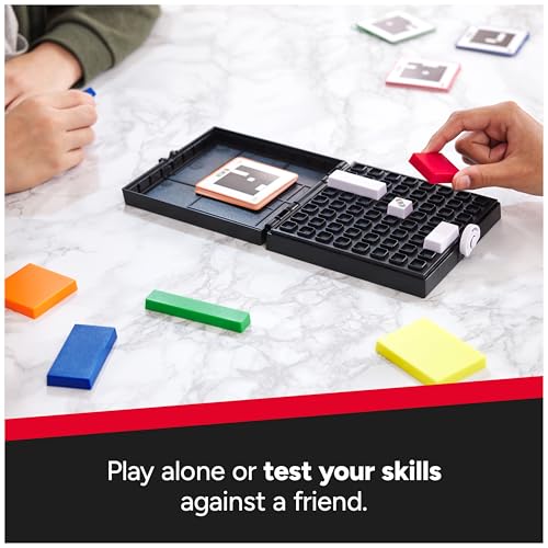 Rubik’s Cube, Gridlock Game, The Problem-Solving Puzzle Game Based on The Iconic Rubik’s Cube, Problem-Solving Brain Teaser, Classic Color-Matching Puzzle, 1 or More Players, for Ages 7 & Up