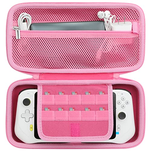 Aenllosi Hard Case for Logitech G Cloud Gaming Handheld, Pink | Hard shell construction, Water-resistant design, Impact-resistant design, Protective case only - color: Pink