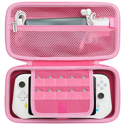 Aenllosi Hard Case for Logitech G Cloud Gaming Handheld, Pink | Hard shell construction, Water-resistant design, Impact-resistant design, Protective case only - color: Pink