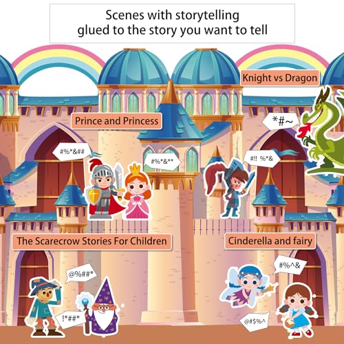 Kalysky Dress Up Sticker Books for Girls Ages 2-4 4-8, Reusable Puffy 3D Sticker Books for Toddlers 2-4 Years, Include Princess Mermaid Fairy and Fashion Girl,Activity Book for Toddlers 1-3 - color: 4 Set - Princess/Mermaid/Fairy/Fashion