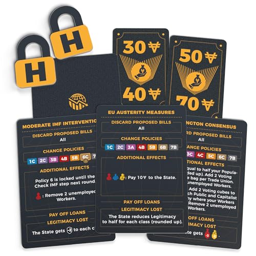 Hegemony: Crisis & Control Expansion - Add New Automas & Modules, Solo Play, Unique Asymmetric Card Driven Game Board Game, Ages 14+, 1-4 Players - style: Crisis & Control
