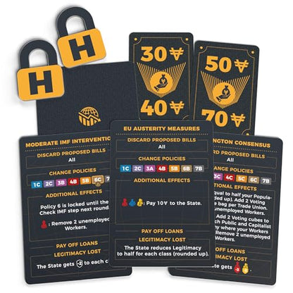 Hegemony: Crisis & Control Expansion - Add New Automas & Modules, Solo Play, Unique Asymmetric Card Driven Game Board Game, Ages 14+, 1-4 Players - style: Crisis & Control