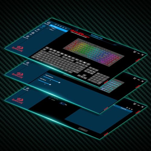 Redragon K515 PRO Shiva RGB Wireless Membrane Gaming Keyboard, 98 Keys Mechanical-Feel Keyboard w/Smooth Linear Switch, On-Board Macro & Multimedia Keys, Detachable Wrist Rest, Software Supported - color: Black, size: 98 Keys Pro