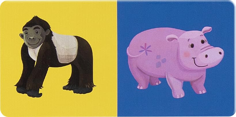 boppi Dominoes Set Picture Game for Toddlers - Colourful Wildlife Animal Themed Montessori/STEM Dominoes for Children - Games for 3 Year Olds and Up - style: Wildlife Animals