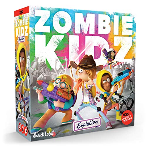 Zombie Kidz Evolution #1 Kids Game on BoardGameGeek Work Together to Fight Zombies Cooperative Game for Kids and Families That Grows Everytime You Play Ages 7+ 2-4 Players 15 Minutes