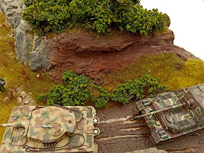 Warmtree Miniature Shrubs for Diorama, Terrain Model Kit Bushes | Simulation Landscape War Gaming Terrain Decoration Railroad Scenery War Gaming Scenery Gamers Grass Tufts Battlefield