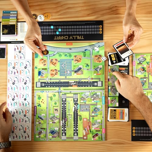 Airport Empire - Airport Tycoon Board Game | 2 Player Strategy Board Game for Adults, Teens & Tweens | Economic Board Game | Ages 10+ | 60-90 Min