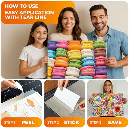 Newverest 24-Pack Puzzle Glue Sheets 10×10″ – Preserve & Display 4 × 1000-Piece Jigsaw Puzzles – Peel & Stick Puzzle Saver with 8 Adhesive Hangers – No Glue, No Mess, Ships Flat, Gift-Ready Box - color: Pack of 24